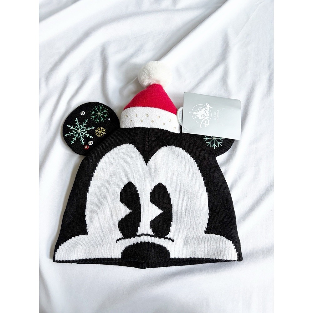 Santa / Mickey Christmas Hat  Disneyland Light up! New!